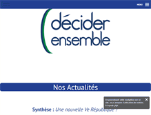 Tablet Screenshot of deciderensemble.com
